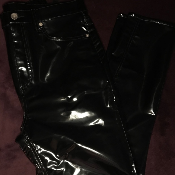 RAG & BONE Vinyl Super High Rise Ankle Skinny - Picture 8 of 8
